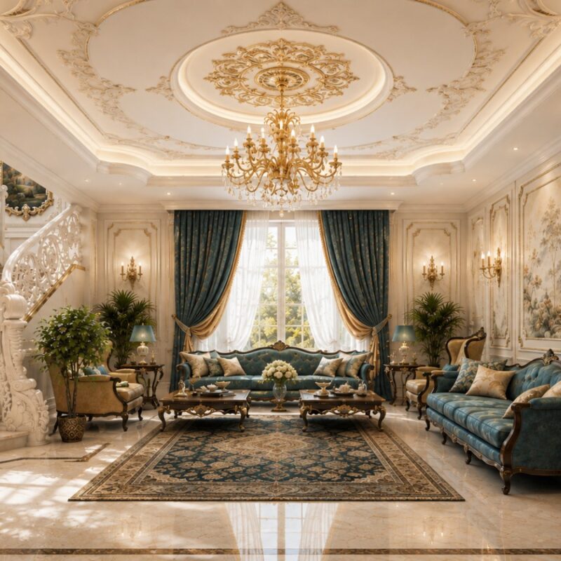 Classic interiors-majles (4)