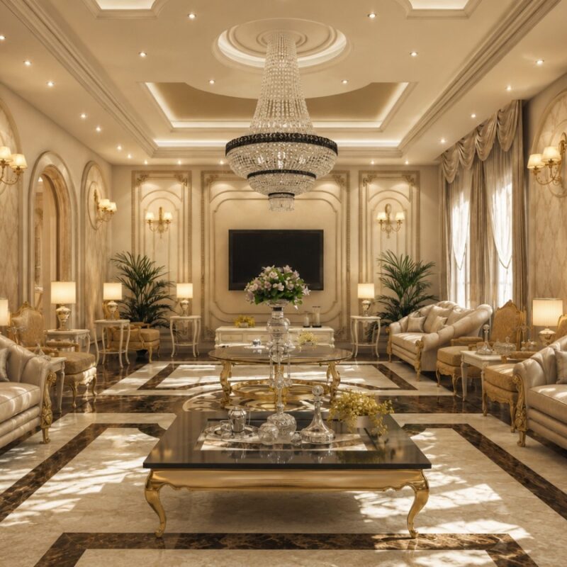 Classic interiors-majles (8)